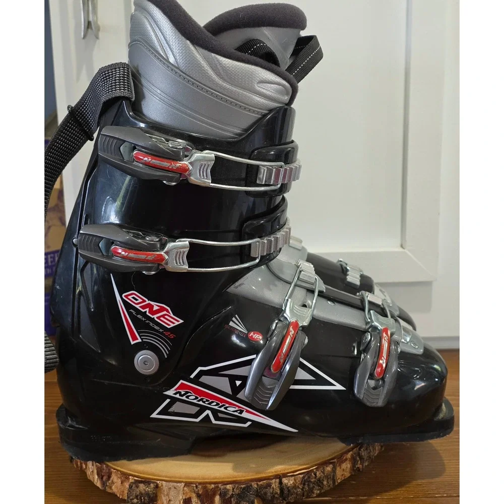 Nordica One Ski Boots Black Silver Flex Index 45 HP Slide-In 335mm 29-29.5 mondo